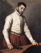 Giovanni Battista Moroni Portrait of a man oil painting artist